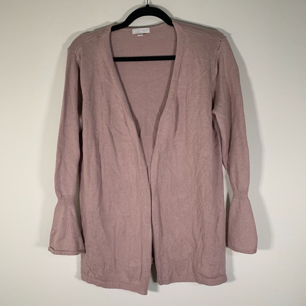 14th And Union Cardigan Womens Petite Small PS Knit Flare Long Sleeve